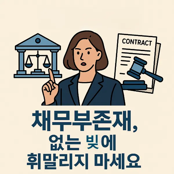 강남변호사, 채무부존재